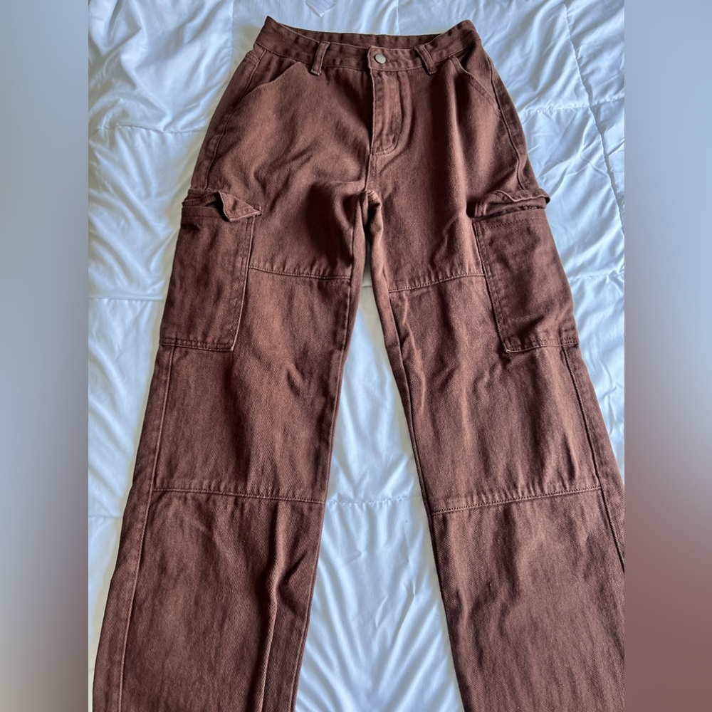 SHEIN Brown Jean